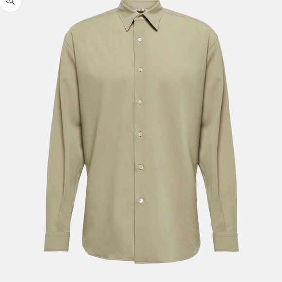 Auralee Superlight Checked Wool Shirt - Picture 1 of 7